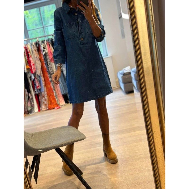 Robe courte jeans Nel