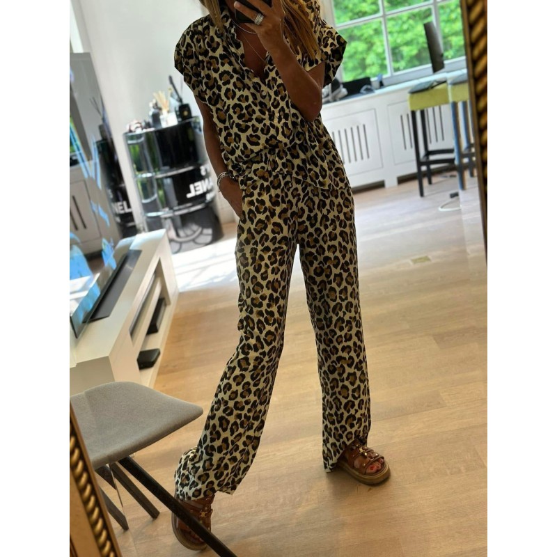 Pantalon léopard Maxou