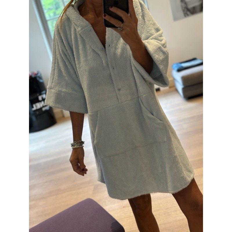 Robe éponge à capuche Capucine