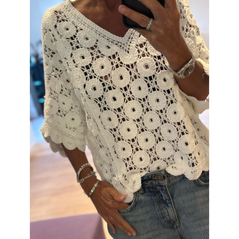 Blouse crochet Cam